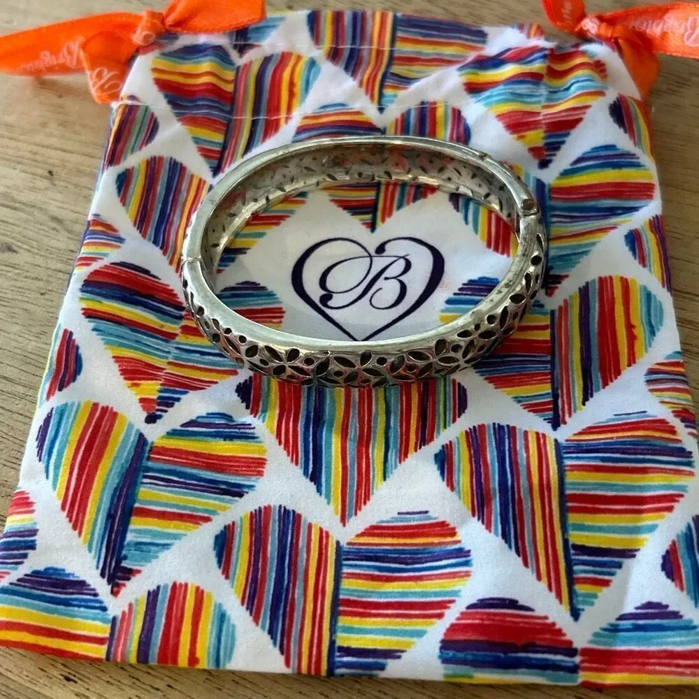 Brighton Silver tone Bangle magnetic clasp
